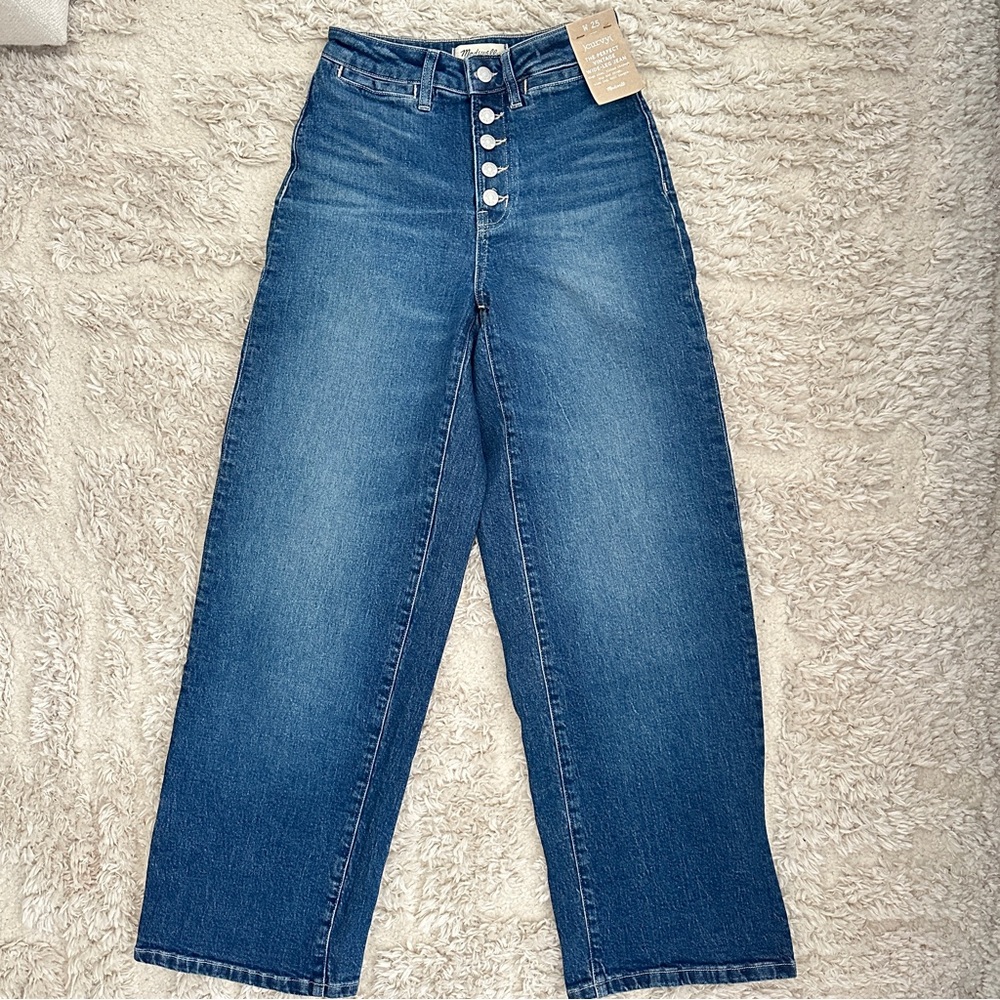 Madewell High Rise wide leg Jean